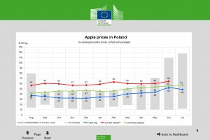  Ceny jabłek w Polsce - czerwiec 2024 