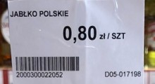 Polskie jabłka 0,80 zł / SZTUKA